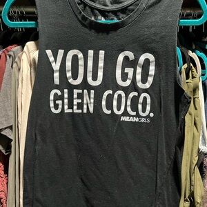 Black Mean Girls Graphic Tank Top Size Medium